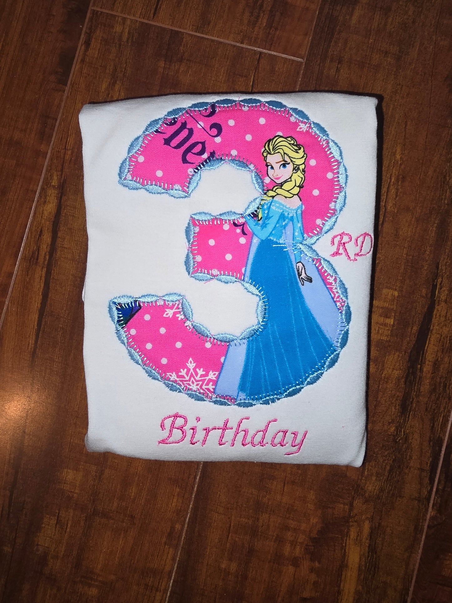 Frozen Inspired Birthday Shirt