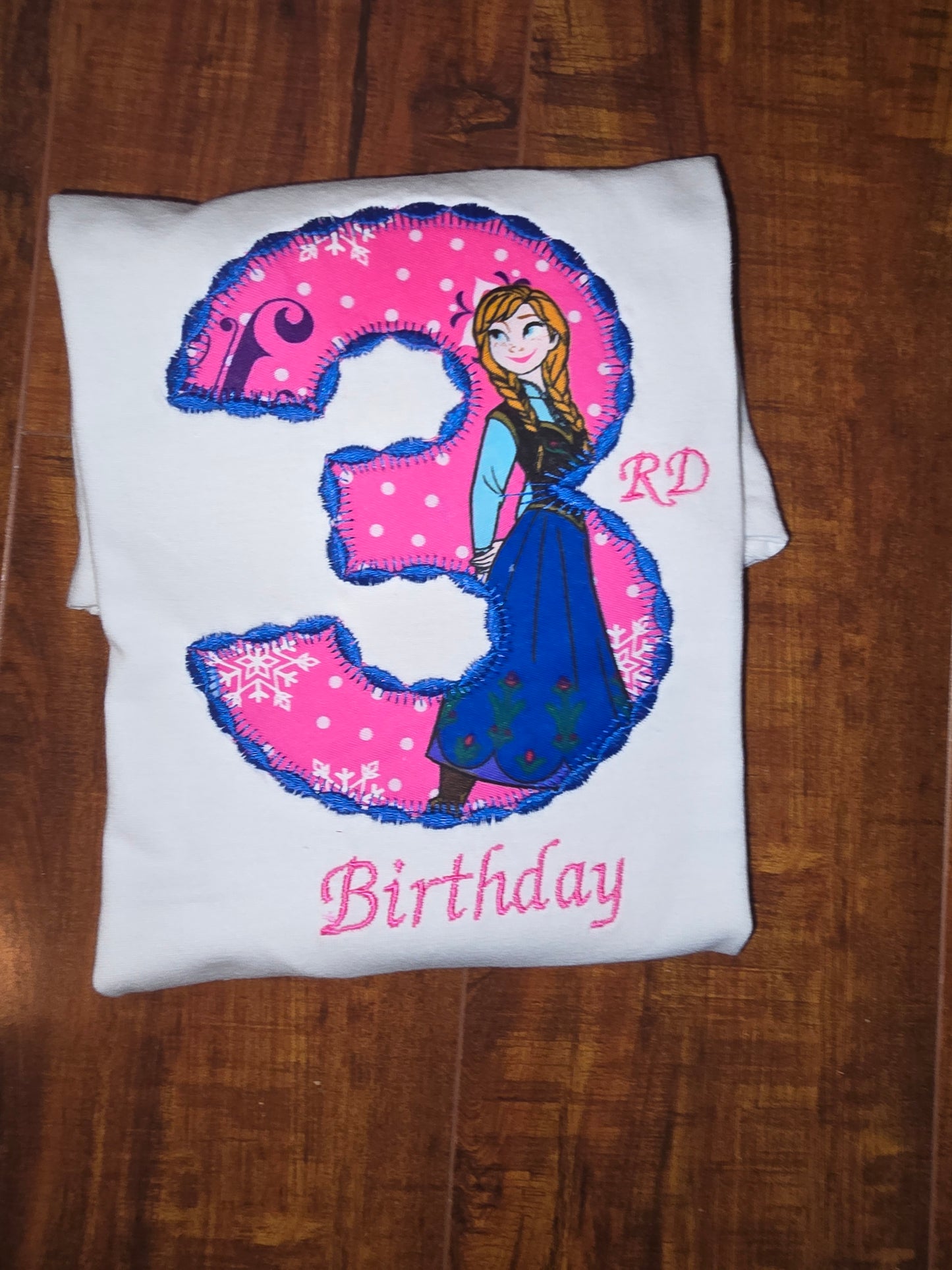 Frozen Inspired Birthday Shirt