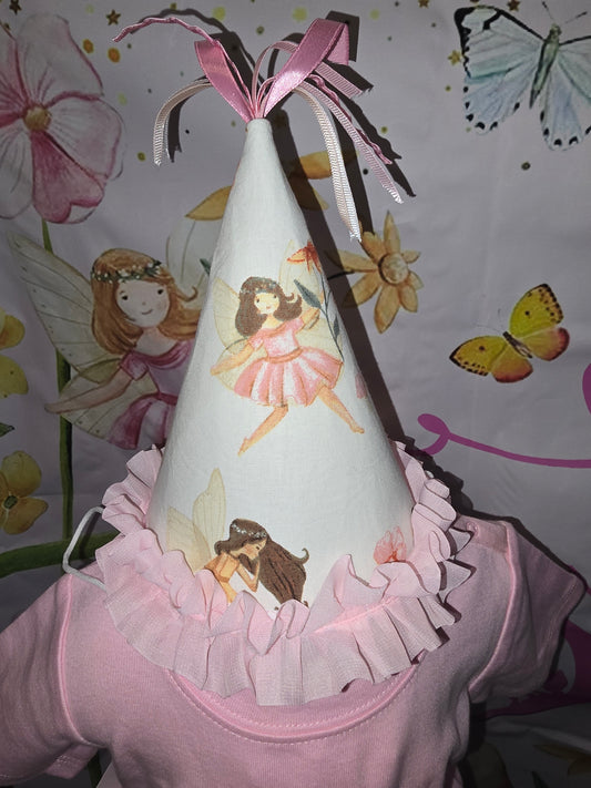 Fairy First Birthday Hat and Banner