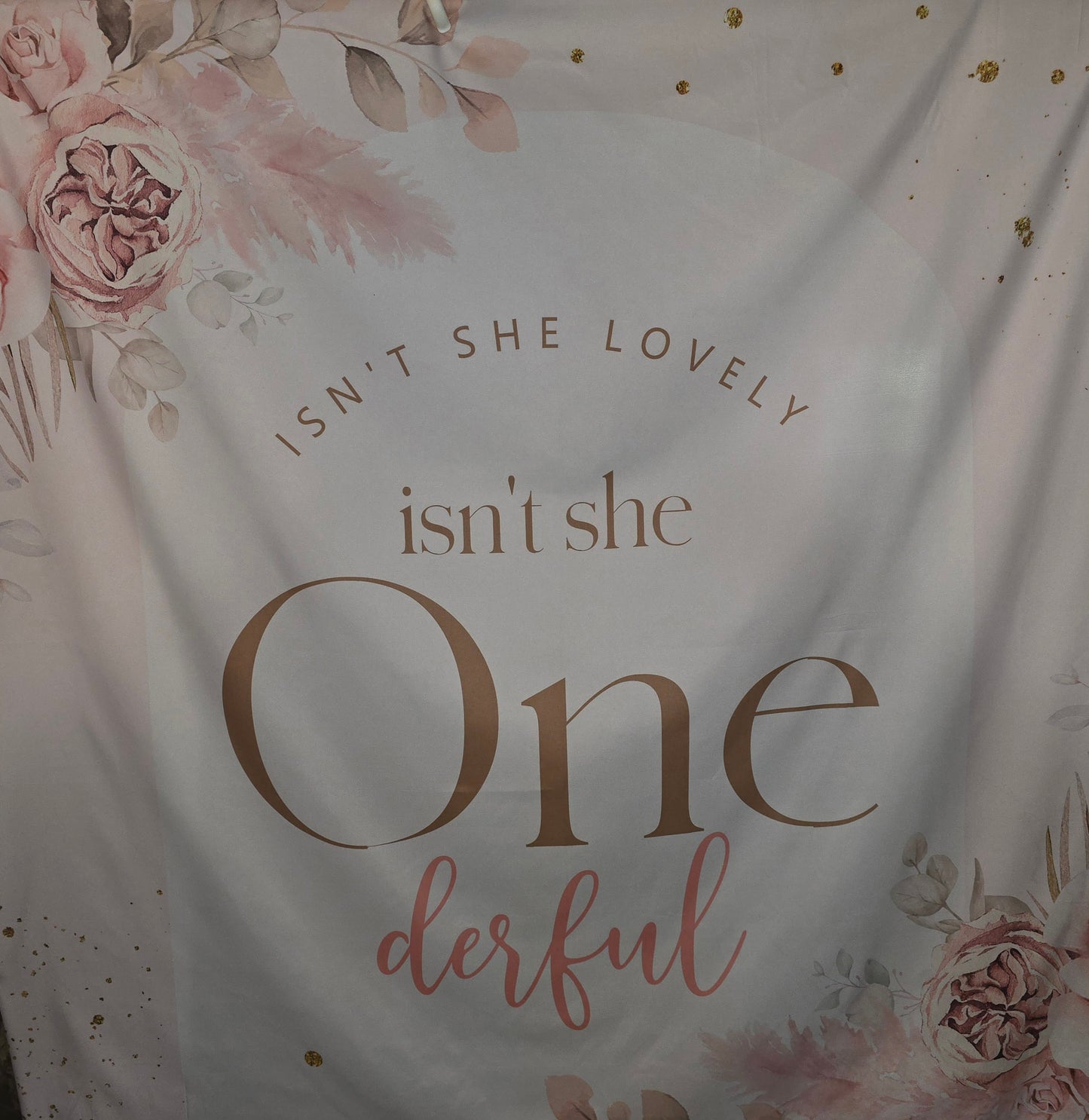 Isn't She Lovely Isn't she One derful Birthday Banner