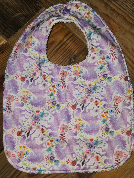 Unicorn Baby Bib